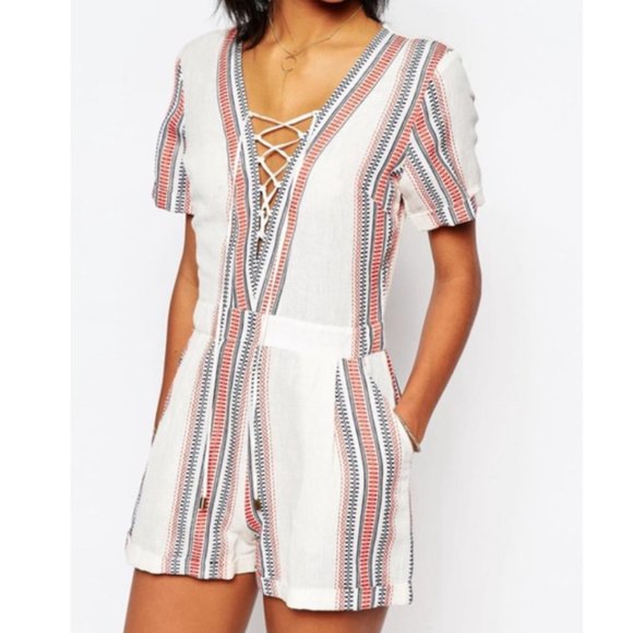 REVOLVE Tularosa Balboa Playsuit in Beatnik Stripe - Picture 7 of 7